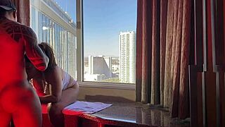 bbc pounds asian lingerie babe doggystyle in hotel quickie!