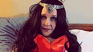 oh, that modern justice league blowjob from the bbw granny in fishnets feels so intense