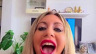 Blonde amateurs deliver a blowjob compilation featuring deep throat action and plenty of saliva in homemade scenes.