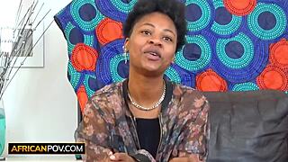 Amateur Ebony Pussy Pounded Rough Doggystyle Outdoor