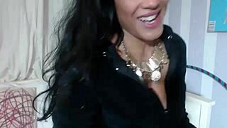 Oh yes, time for solo masturbation show as I play with my biggest dildos