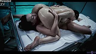 Alien Girls Go Wild In Hardcore 69 Pussy Eating And Scissoring At Hospital!
