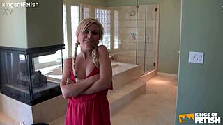 Handsome Guy Charms and Seduces a Stunning Blonde Teen 18+