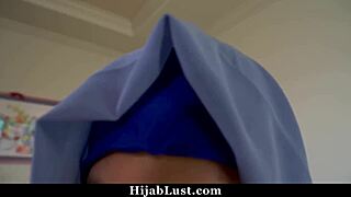 donnie gives hijab teen 18+ a chance for wild deepthroat and cowgirl adventure
