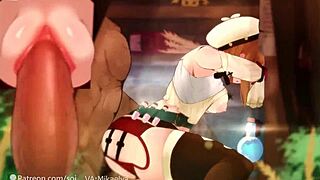 reisalin ryza stout experiences hidden encounter in forest with creampie in atelier ryza