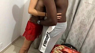 after getting out of jail the guy unleashes his pent-up lust on the skinny blonde teen riding his monster cock hard in a wild encounter