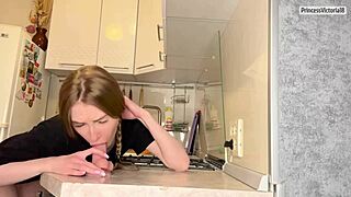 hey did i just tear my panties to masturbate easier with this blowjob action?