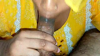 Neha Bhabhi Gulps Huge Cum After Sloppy Deepthroat Blowbang!