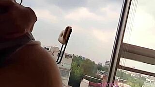 Amateur student in uniform rides teacher with cute young ass