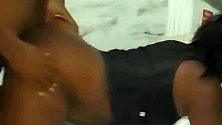 I feel so intense with this big ass Latina taking anal from a big black cock