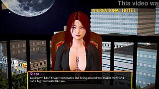 What happens when a redhead amateur with big tits plays erotic games?