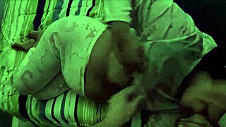 pregnant latina's horny belly gets cum covered after curvy blowjob and tit action