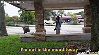 She'll do anything for money 😏 getting that hairy vagina creampie from latina small tits babe 🍑