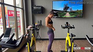 Latinas steamy gym workout turns into intense ass pounding session 💦🍑