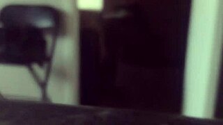 demetrius richard enjoys a vintage kitchen moment with a curvy retro friend