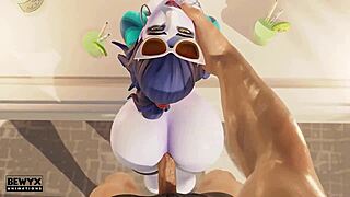 hey, check out widowmaker enjoying her wild french vacations with that monster cock pounding her big ass hard and deep