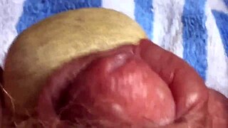 he starts with a vibrator on his soft cock, building up until he cums intensely