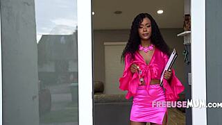 Tall Mature Milf Cougar Fucks Huge Black Cock Passionately in Intense Ebony Sex Session with Sexy Pussy Action