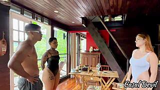 Brought this hottie home while gf shopped—full vid of ass shaking and spanking! 🍑🔥