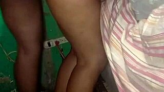 brunette neighbor's wet big ass fucked doggystyle behind husband's back