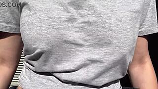 Big Boobs Bounce Horny Artemisia Outdoor