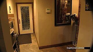 jewel bound handcuffed spanked shaved pussy humiliated backstage