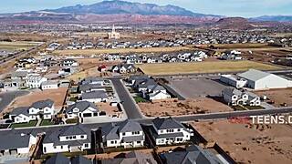 step sis moans while bro uses her during study session