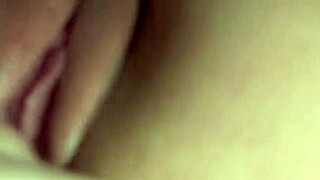 Girlfriend Asandra's first bite cunilingus closeup tongue on pussy leads to deepthroat orgasm pov