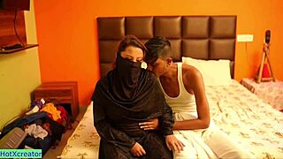 Indian wife, cuckold hubby watches you suck and fuck hardcore