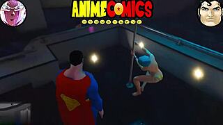 superman bangs hot prostitutes in wild comic fuckfest