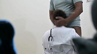 Doctor shocked by patient's small cock in hospital examination surprise