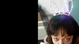 Kiki Cali delivers intense black cock blowjob short version