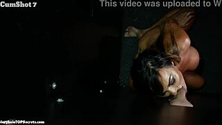 Aubrey, drain that cock dry and swallow every drop!