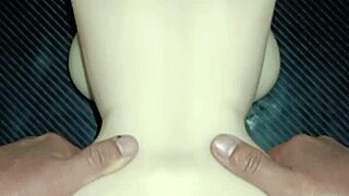 mandy bounces her butt on me