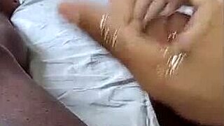 guy gets his big cock massaged pov style