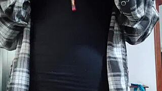 Secretary sneaks seduction into boss's video call meeting