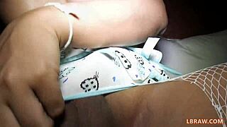 Thai ladyboy natty's bareback anal in fishnets 🍆💦