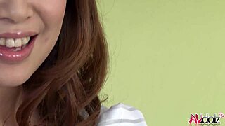 mirei oomori masturbates hard with toy