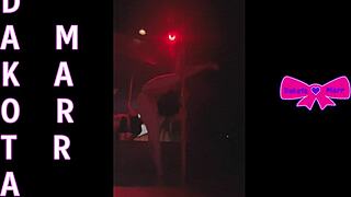 dakota marr teases hairy pussy pole dancing nebraska club