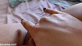 woke up horny fingered wet pussy till explosive orgasm