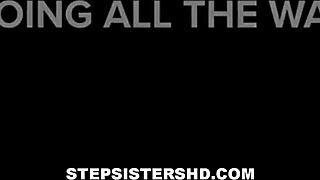 Stepsister Ashley Alexander Watches Then Fucks Stepbrother Joshua Lewis POV Clothed Small Tits