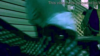 nighttime time lapse stretch on steps lattice shadows ass legs effect so hot 🦵🍑