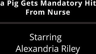 nurse alexandria riley forces hitachi orgasms on blindfolded patient