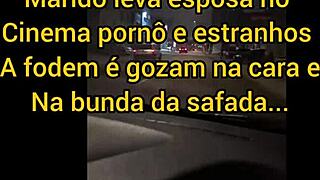 i take submissive redhead wife to porn cinema for public stranger creampies