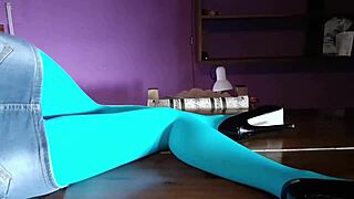 milf, your pantyhose legs in heels on desk drive me wild