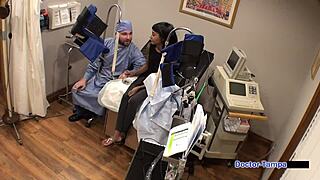 dr tampa tests eliza sheilds as new guinea pig backstage