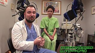 petite latina sandra chappelle moans spreading in latex doggystyle backstage