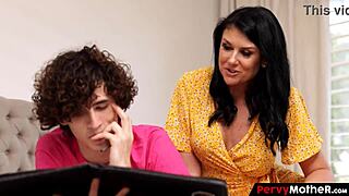 Step mom deepthroats stepson's cock hungrily pov