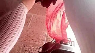 damn, that latina's upskirt flashes her tight skirt in tennis class