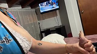 horny babe movie night leaves me throbbing hard